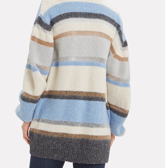 Veronica Beard Striped Cardigan - Size Small - Picture 5 of 5